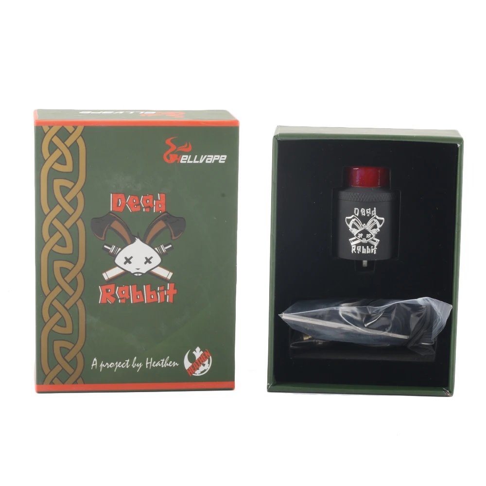 

Authentic Hellvape Dead Rabbit BF RDA 24mm Tank Supports Single/Dual Coil Vape For E-Cigarette Squonk Box Mod Dead Rabbit RDA