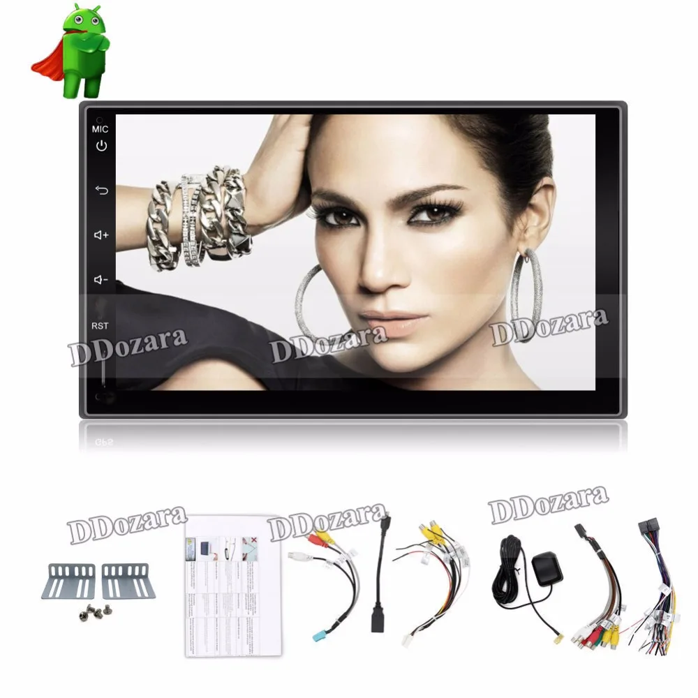 Quad Core Universal 2 din Android 7 1 font b Car b font DVD player font