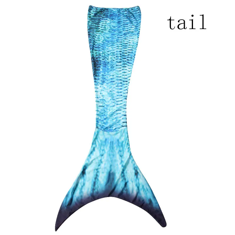 Бикини для женщин, хвост русалки купальные костюмы для пляжа, для отдыха, вечерние - Цвет: tail 1