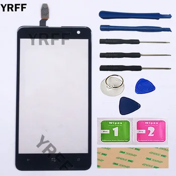 

4.7" Mobile Touch Screen Panel For Nokia Lumia 625 N625 Touch Screen Digitizer Front Glass Lens Sensor Panel Tools 3M Glue Wipes