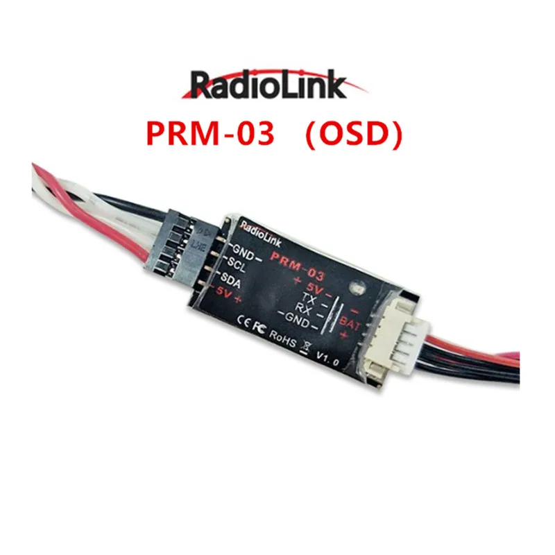 RadioLink OSD Telemetry Module PRM-02 Mini Power Return Model Data Return Module PRM-03 for AT9 AT9S AT10 RC Radio Transmitter -1 (1)