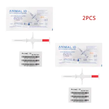 

Pet ID Microchip Syringe 2.12x12 mm ISO11784/5 FDX-B HDX Animal Tag Injector IP67
