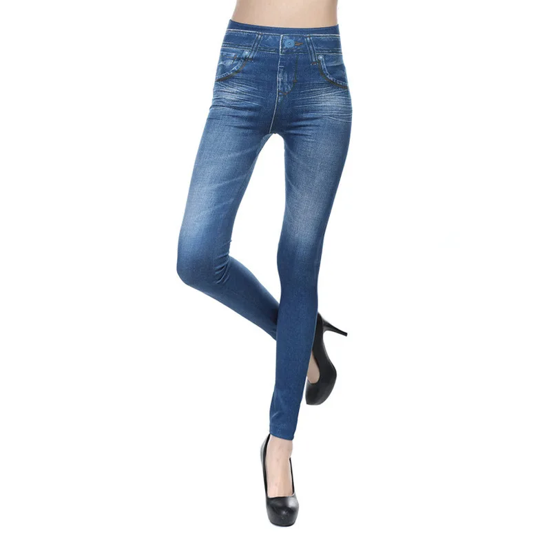 Jeaneez/Джинсовые Леггинсы/Джеггинсы/L/XL, новые модные обтягивающие тонкие джинсы с высокой эластичной резинкой на талии, потертые леггинсы