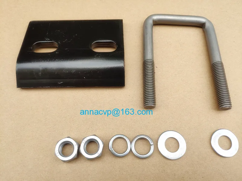 anti rattle hitch tightener stabilizer U bolt lock donw tow clamp (2)