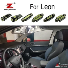 Идеальный белый Canbus Ошибок светодиодные лампы внутреннего освещения купол помещении карте свет комплект для сиденья Леон 1 2 3 Mk1 Mk2 Mk3 1 м 1 P 5F(1999