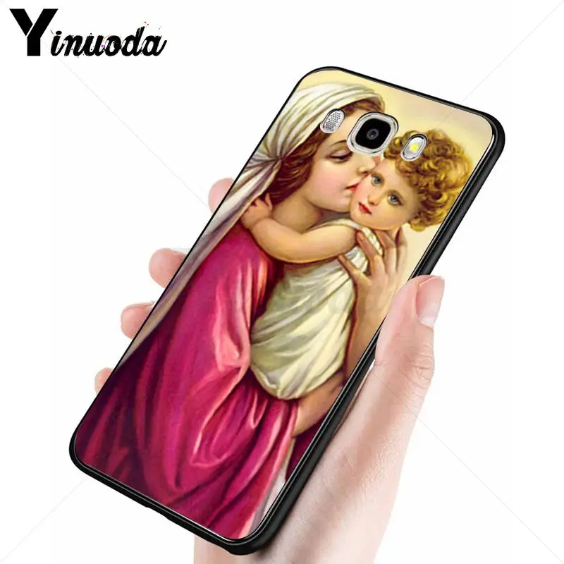 Мягкий силиконовый чехол для телефона Yinuoda Bless Virgin Mary Christian Samsung Galaxy j6plus j7 prime j8 j2
