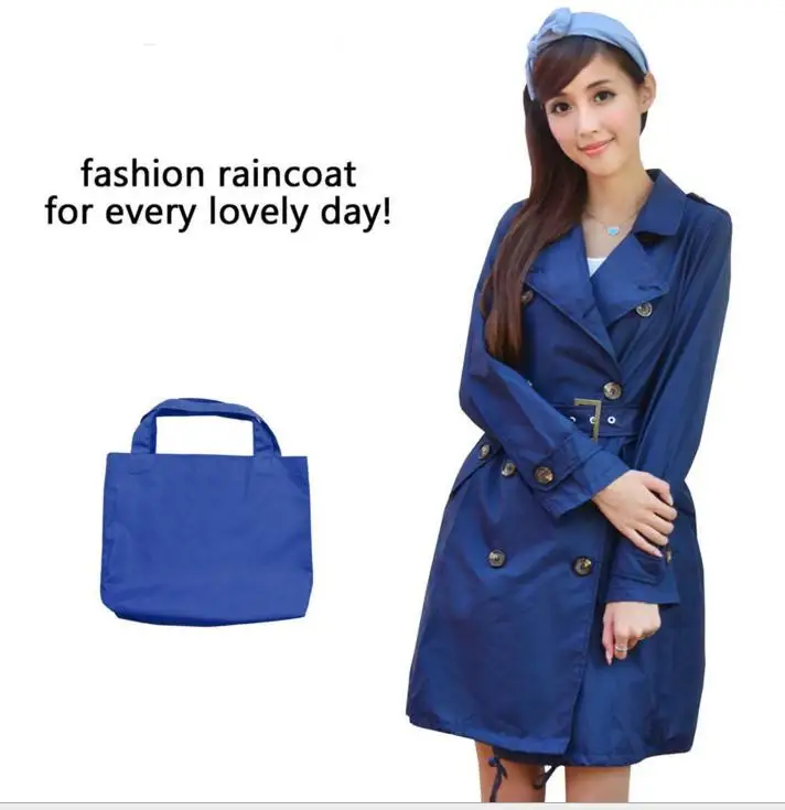 Japanese cute Korean fashion raincoat poncho outdoor female adult adult