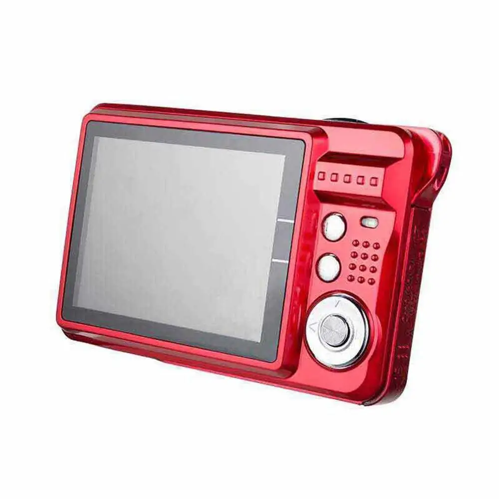 2,7 дюймов ультра-тонкий 18 МП HD Цифровая камера видеокамера Студенческая цифровая камера s для детей лучший подарок - Color: Red