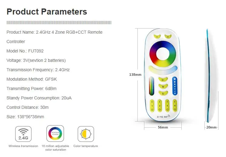 Rgb Light Remote Downlight Rgb Remote Remote Control Downlights