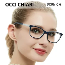 OCCI CHIARI, модные очки с прозрачными линзами, для женщин, кошачий глаз, фирменный дизайн, по рецепту, медицинские оптические очки, оправа, W-CARIGI