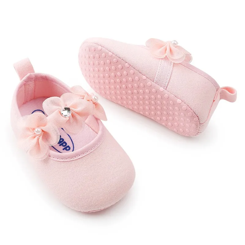 Детская обувь с цветами, обувь для новорожденных девочек, модная Цветочная обувь для маленьких принцесс