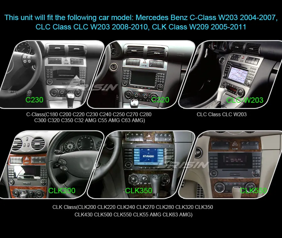 Perfect Erisin ES2883C 8" New Android 8.1 Car Radio DAB+ 4G Wifi GPS DVR System for Benz CLK Class W209 W203 2