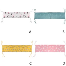Baby Anti Falling Cartoon Bed Bumper Cotton Children Bed Fence Cute Design Safety Guardrail New Hot Baby Bedding lift type baby bed rail baby bed safety guardrail upgrade cot playpen security for children bed fence fit for all type bed