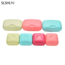 4 цвета, мини-чехол для посуды для ванной комнаты, для домашнего душа, Для Путешествий, Походов, держатель, контейнер, мыльница, 2 размера