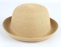 2016 Новинка Дети соломы Шапки фетровая шляпа Детская Chapeu пляж Защита от солнца для Винтаж для маленьких мальчиков и девочек широкими полями