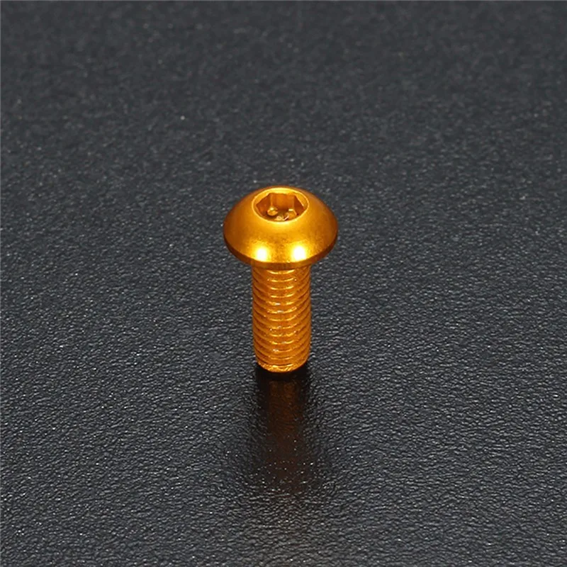 

MTGATHER 1pc 7075 Aluminum Alloy M3 Hex Socket Screw 10mm Multifarious Color Wear Resistance Good Oxidation Resistance Best