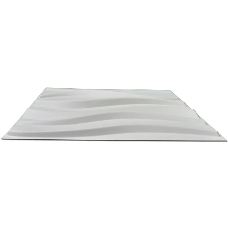 Art3d White Plant Fibre 3D Wall Panels - 12 Pieces, 3m2 - Ideal for Interior Decor image 6