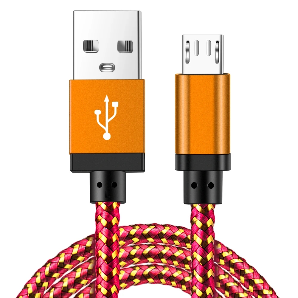 Олаф Быстрая зарядка Micro USB кабель синхронизации данных нейлоновый USB кабель для мобильного телефона для Android адаптер зарядное устройство кабели для samsung кабель