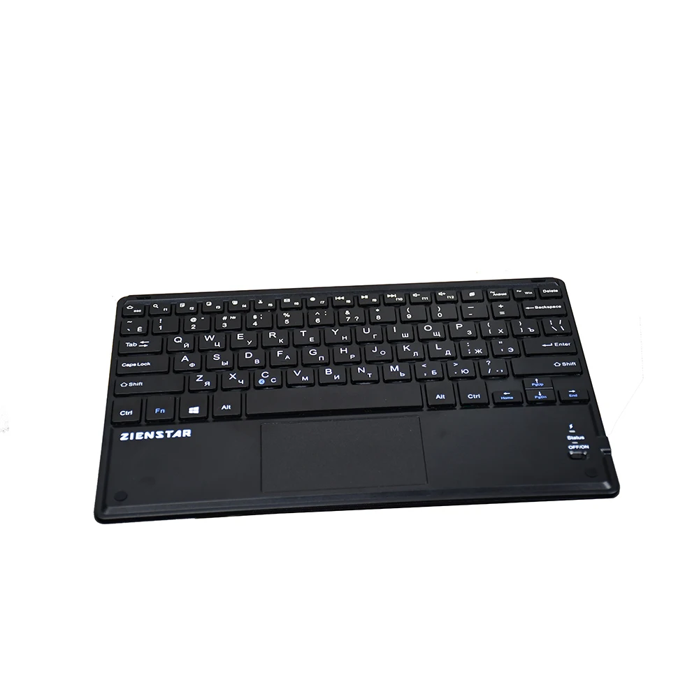 Клавиатура Zienstar Беспроводная с сенсорной панелью 10 дюймов|bluetooth keyboard|wireless bluetooth