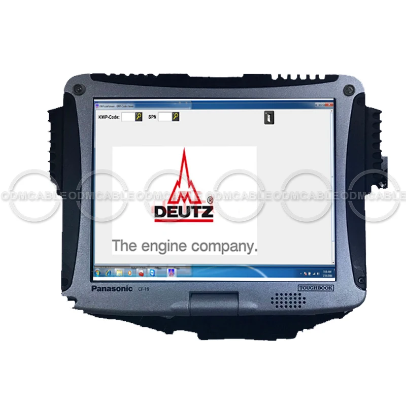 

Full set with CF19 laptop decom engine for DEUTZ DECOM DIAGNOSTIC KIT USB can box diagnosis scanner contact interface