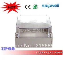 Saipwell самый популярный IP66 уличный водонепроницаемый ящик, 175*175*110 мм