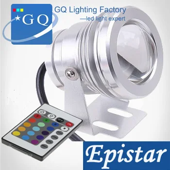 

China post AC12v DC12V 3W RGB Led underwater DC24V AC24v Light under water lamp Pool pond lighitng IP68 Waterproof spotlight