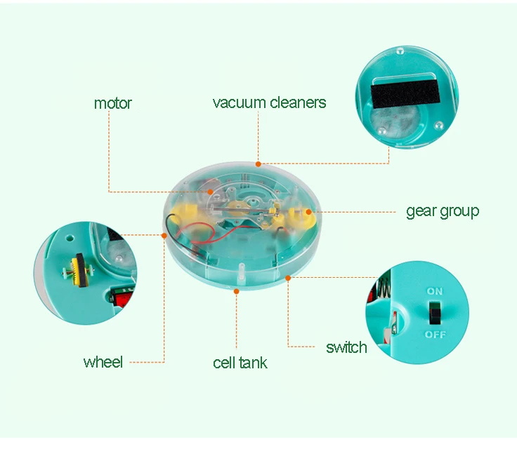 Promo  Intelligent vacuum cleaner toy Science Education Toy Creative Physics Experiment Technology Learnin