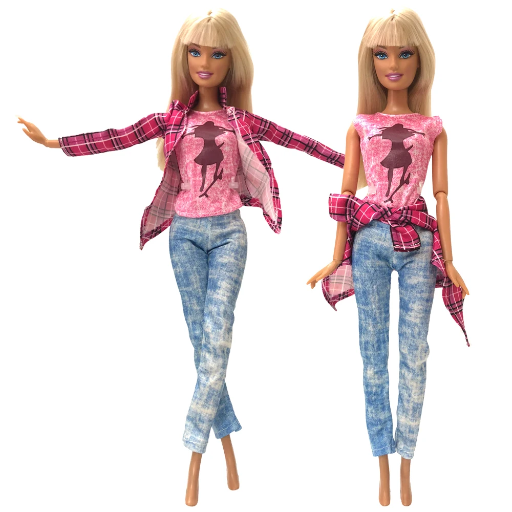 NK 2020 Newest Doll Outfit Beautiful Handmade Party ClothesTop Fashion Dress For Barbie Noble Doll Best Child Girls'Gift JJ