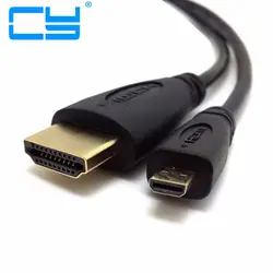 Высокая Скорость 1 м/3 м/5 м мужчинами Micro HDMI кабель HDMI M/ конвертер шнур для GoPro Hero 4/плюс Xiaomi Yi Action Камера