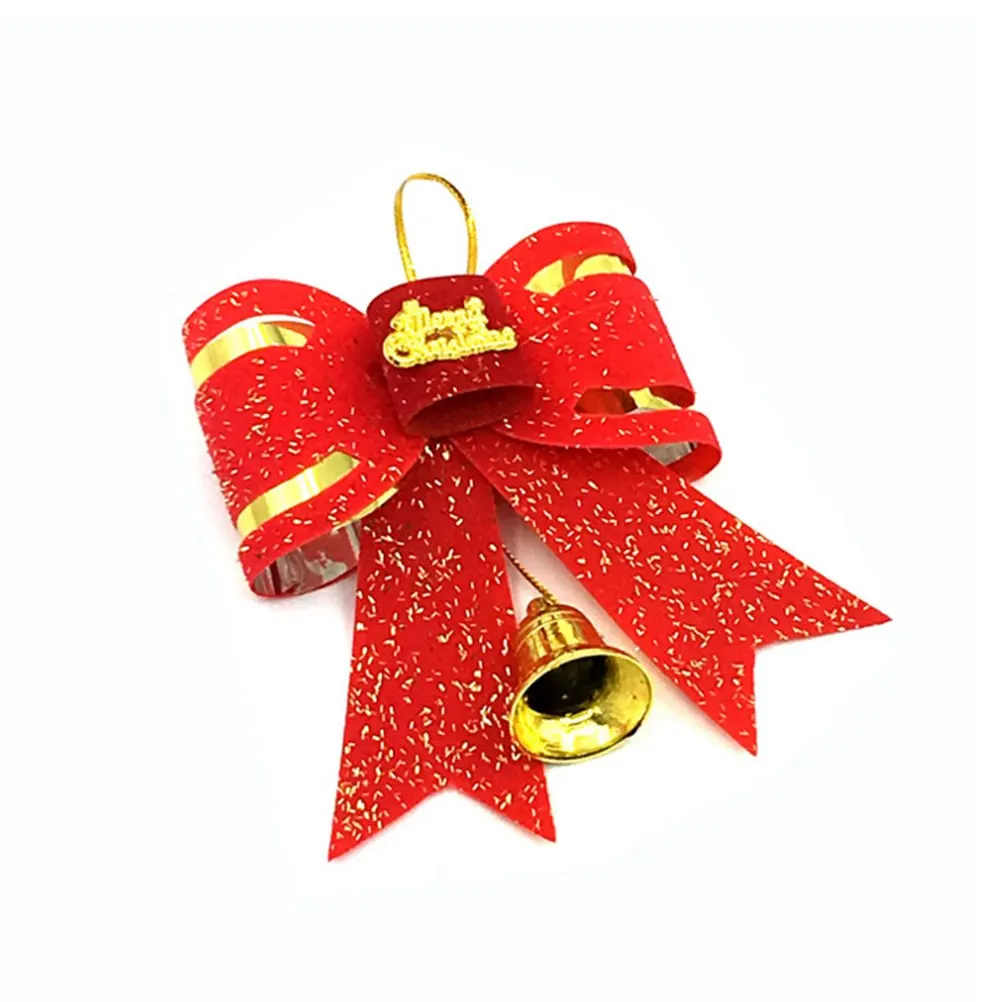 

Christmas Tree Ornament Christmas Big Bow for Christmas tree drop ornaments Tie Type Xmas Decorations SizeCute Bowknot 9cm*11cm