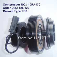 Муфты компрессора кондиционера воздуха/муфты компрессора кондиционера/A/C 10PA17C магнитная муфта компрессора 12 V 6PK