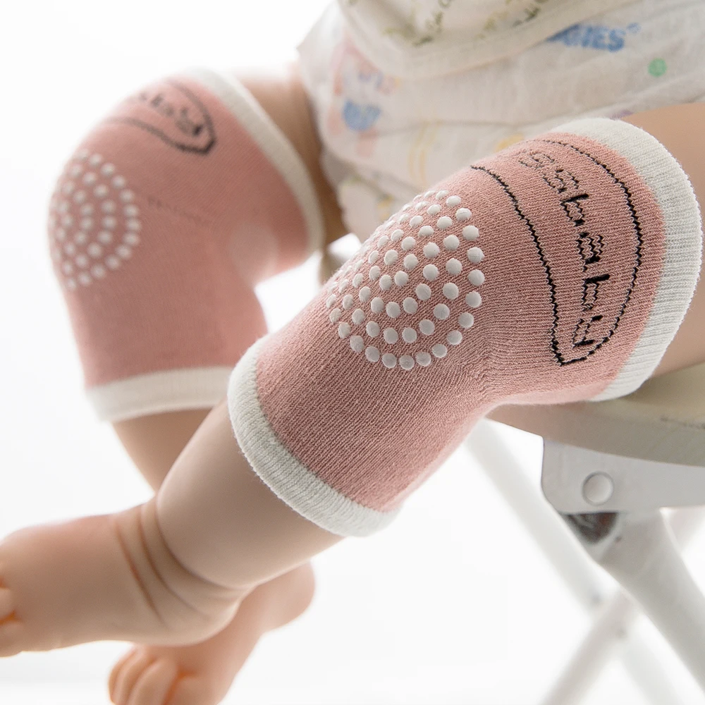 

5 Pairs Toddler Kids Kneepad Protector Soft Thicken Terry Non-Slip Dispensing Cotton Baby Leg Warmers Well Knee Pads For Child
