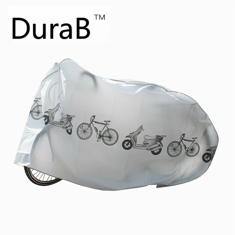 New Bike Rain Dust Cover Waterproof Outdoor Scooter Protector Gray