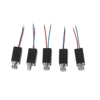 

5pcs 1.5-3V Micro DC Motor Toy Model Vibration Motors DIY Toy Component Hollow Cup