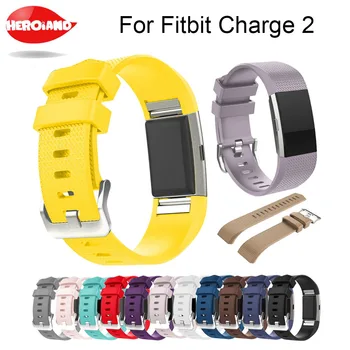 

Hot Silicone Replacement Watch Band Watch wrist Strap Banda Bande Band for Fitbit Charge 2 Charge2 Bracelet Watchband Accessory