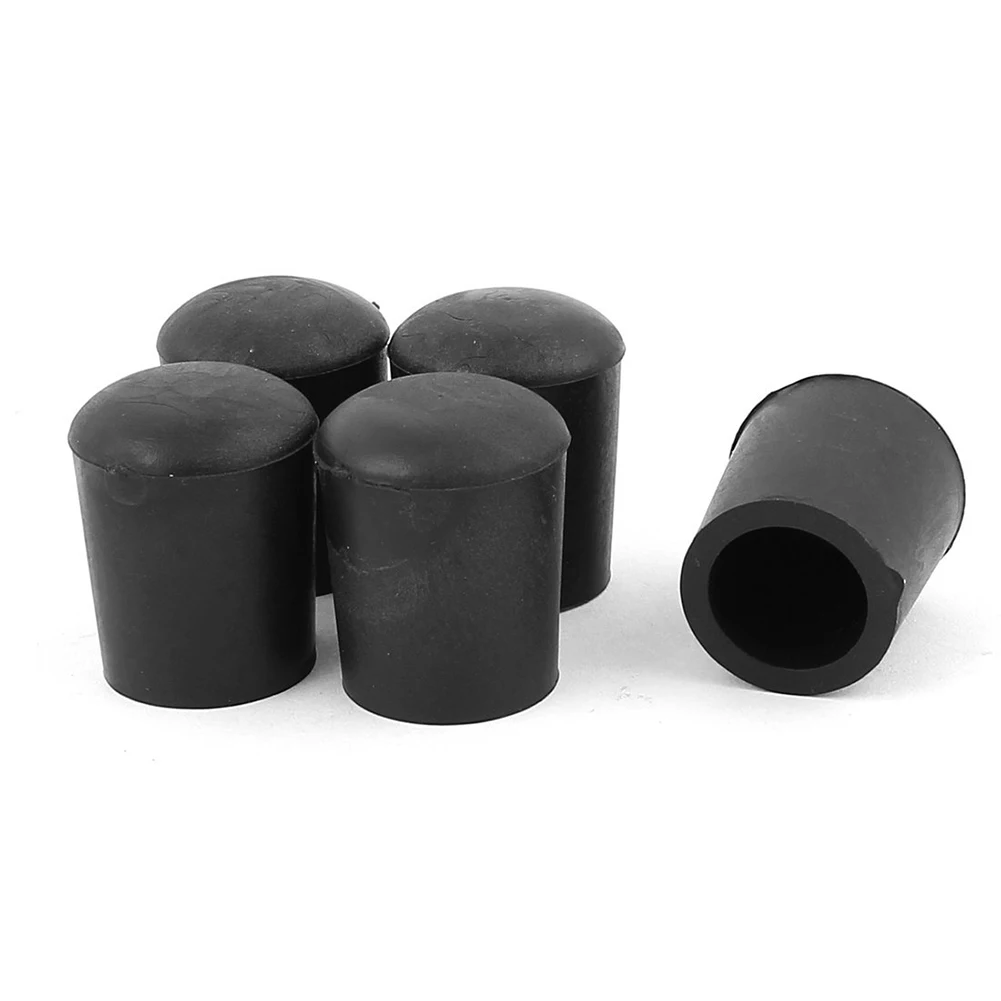 Rubber Cover Furniture Chair Leg Protector Feet Pads 15mm Hole 5pcsin