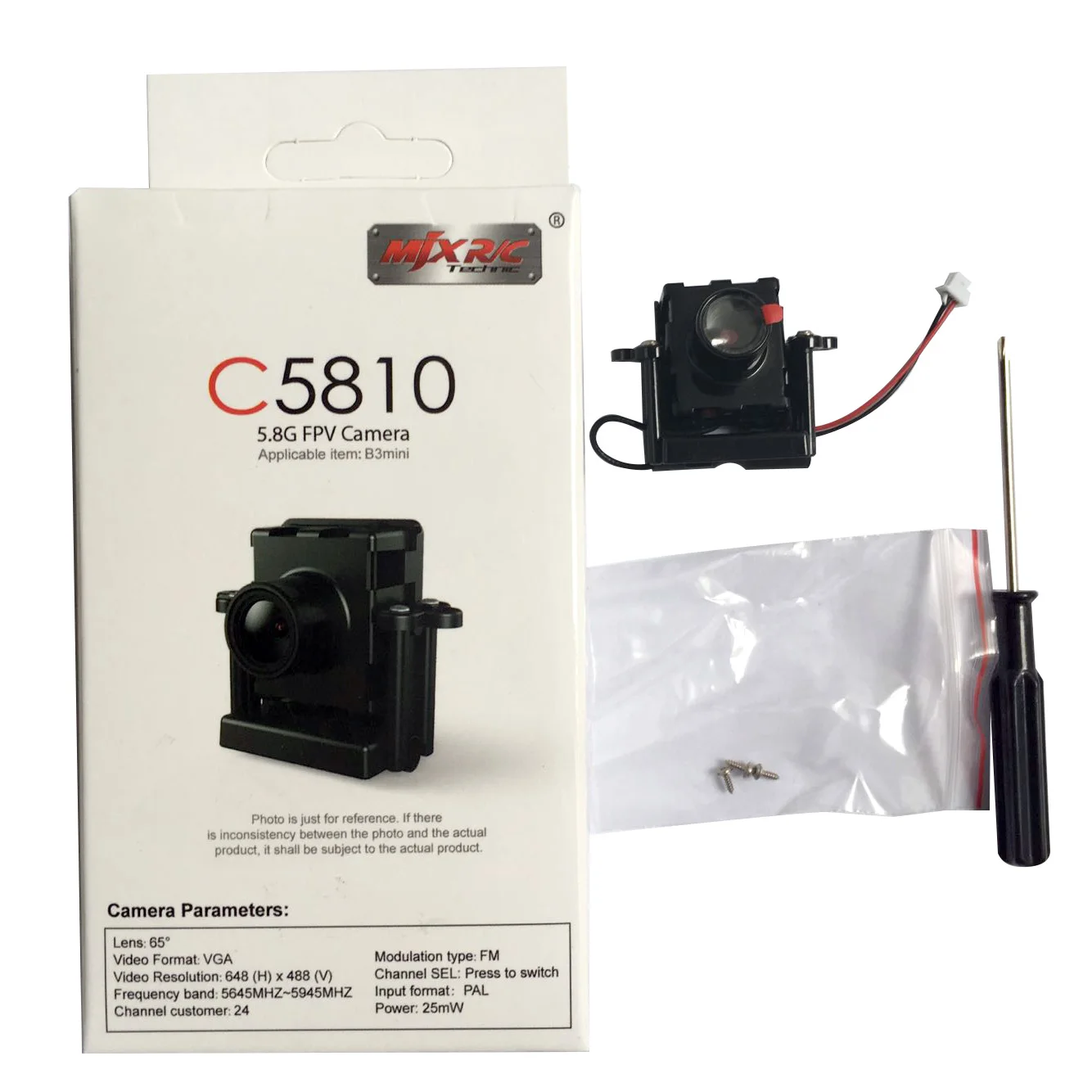 

MJX C5810 5.8G FPV WIFI Camera for MJX Bugs 3 B3 Mini Brushless RC Quadcopter Cam D43 Monitor Replace C5007 Accessory