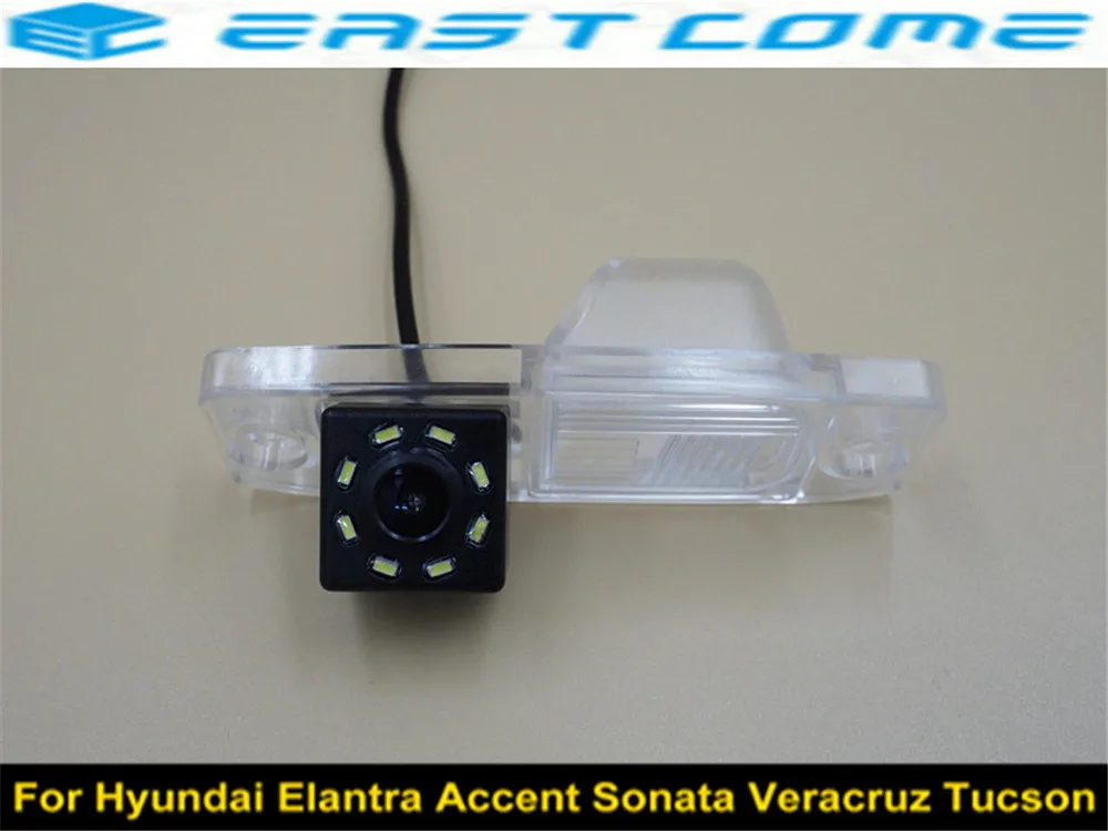 Объектив 170 градусов 8 светодиодов для Hyundai Elantra Accent 2002-2012 Sonata 2003-2012 Veracruz 2007-2012 Tucson |