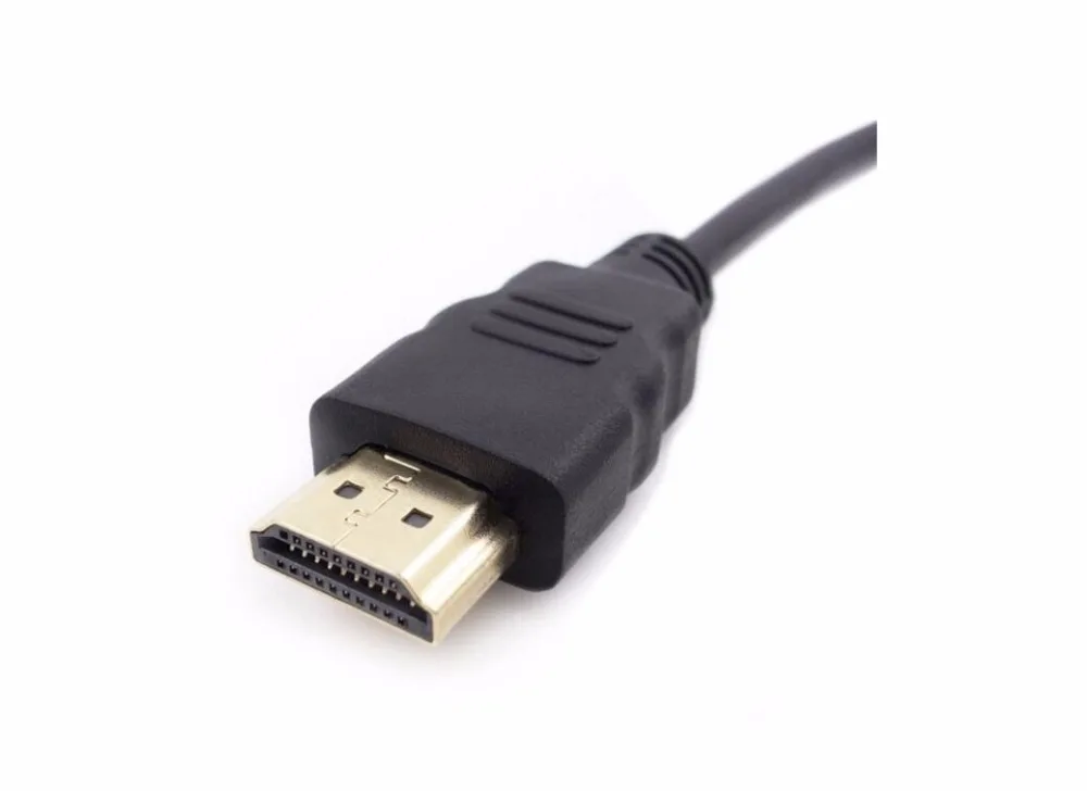 JSJ HDMI разъем Кабель HDMI кабель-удлинитель стыковки кабеля 0.3 м