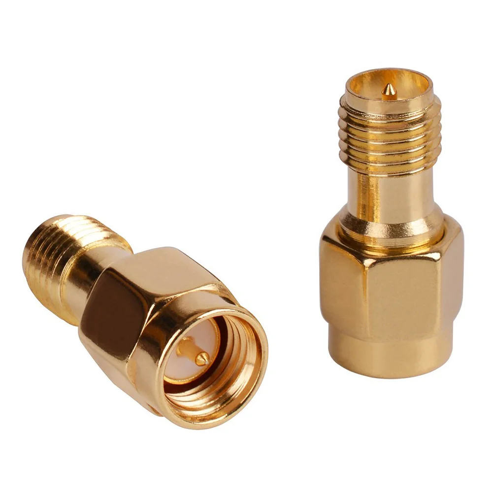 

SMA Male Plug (Pin) to RP-SMA Female (Pin) Coupling Nut Connector Adapter for Wi-Fi Antenna / Signal Booster / Repeaters / Radio