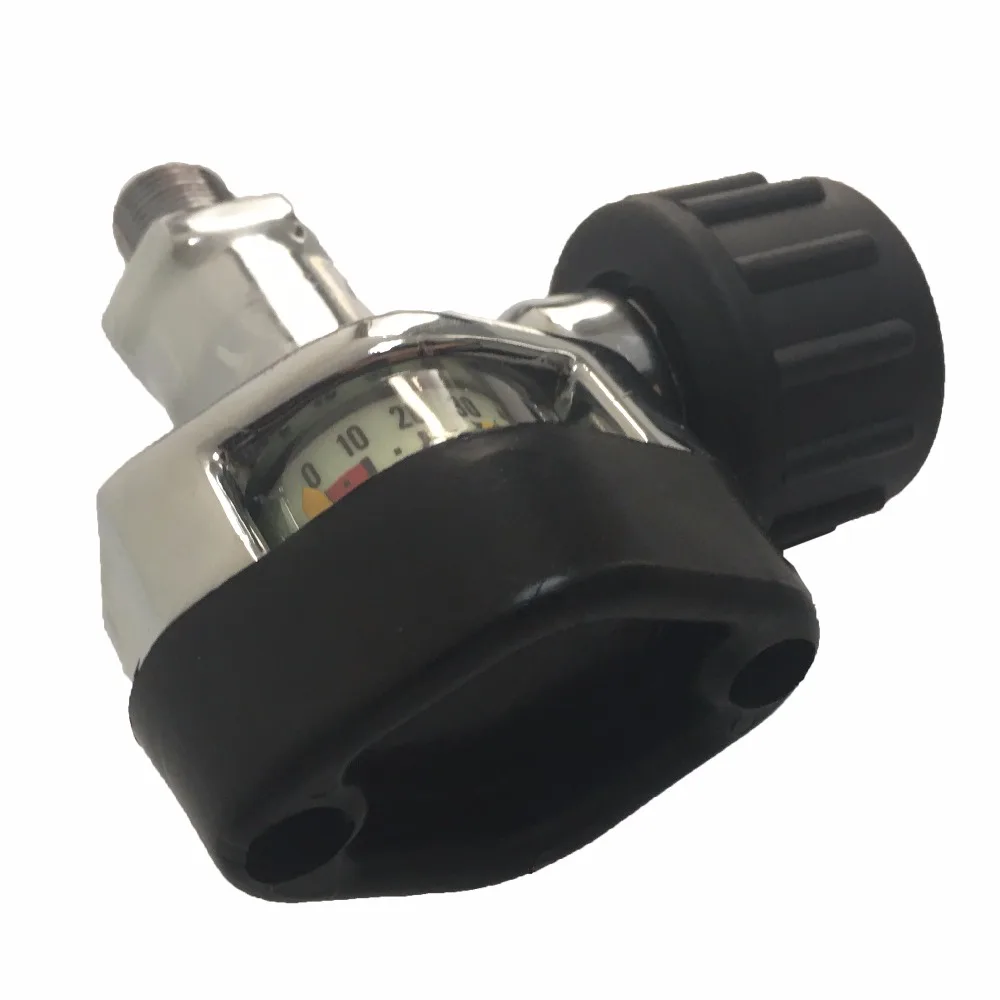 30mpa Air Cylinder Valve for SCBA carbon fiber cylinder/PCP Air Gun/Paintball Tank with Big Pressure Gauge for sale-V 30mpa Air Cylinder Valve for SCBA carbon fiber cylinder/PCP Air Gun/Paintball Tank with Big Pressure Gauge for sale-V