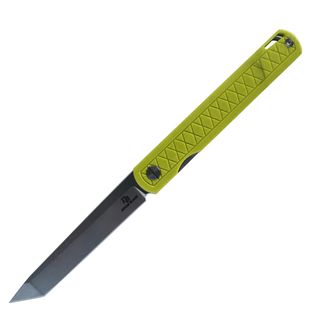 Дикий нож выживания, G10 ручка высокой твердости 60-61HRC складной нож, кемпинг, альпинизм, барбекю Рыбалка карманный нож