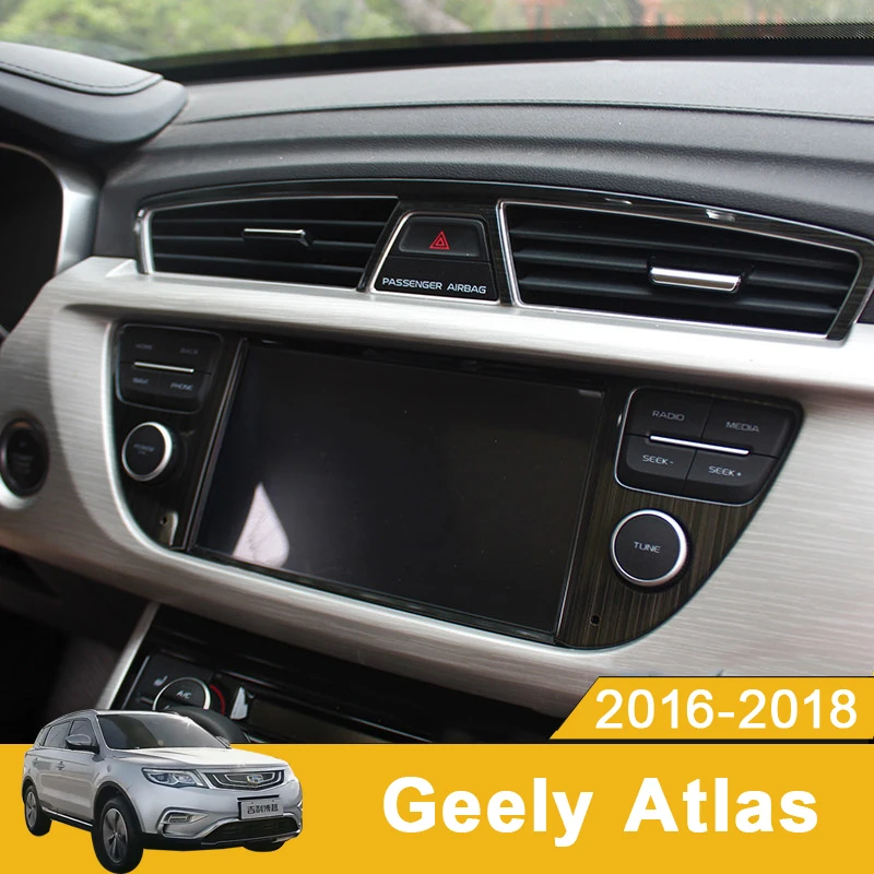 Для Geely Atlas Emgrand NL 3 Proton X70 2017 2018 карбоновая кнопка переключения экрана автомобиля