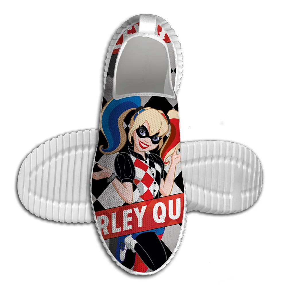 Harley Quinn и Deadpool Забавный дизайн Легкая модная спортивная обувь для бега