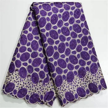 

Latest French Organza Lace High Quality African Cord Lace New Arrivals 2016,Royal Blue African Cloth Fabric with Stones ZGWE7