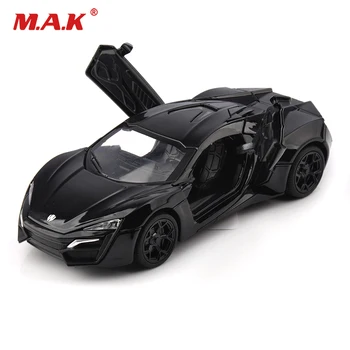 

collection car model toys for boys 1/32 scale Alloy diecast Lykan Hypersport road racing sport car model with light & sound