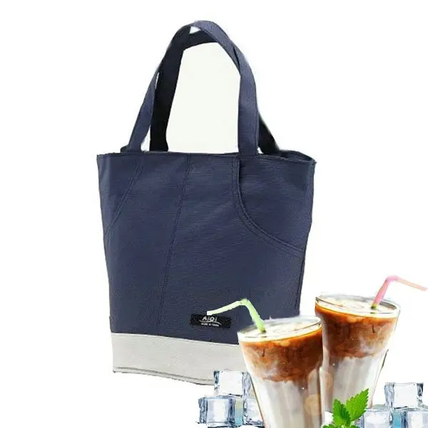 

Women Picnic Bag For Food Nylon Thermal Lunch Bag Girl Outdoor Camping Cooler Bag Refrigerator Thick Reusable Thermal Lunch Bag
