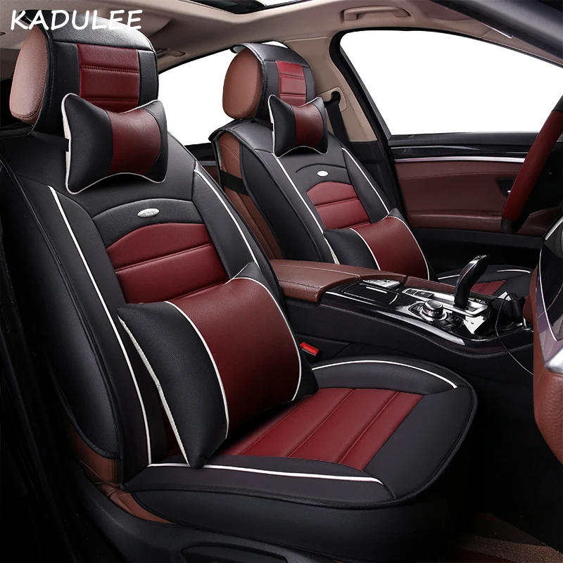 

KADULEE car seat cover For skoda octavia a5 rs 2 a7 rs superb 2 3 kodiaq fabia 3 yeti automobiles seat cover auto accessories