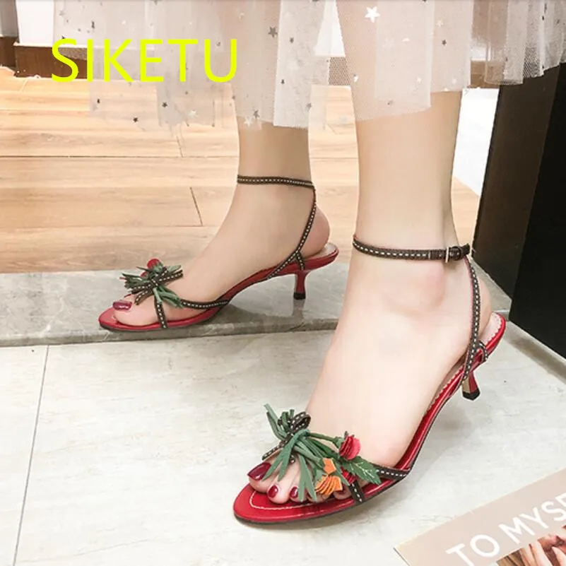 

SIKETU Free shipping spring and autumn Fashion high heels shoes Sexy women's shoes Wedding shoes pumps g580 pu