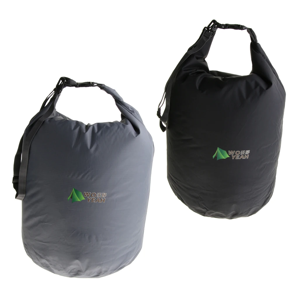 MagiDeal 2x Waterproof Dry Bag Storage Camping Rafting Kayaking